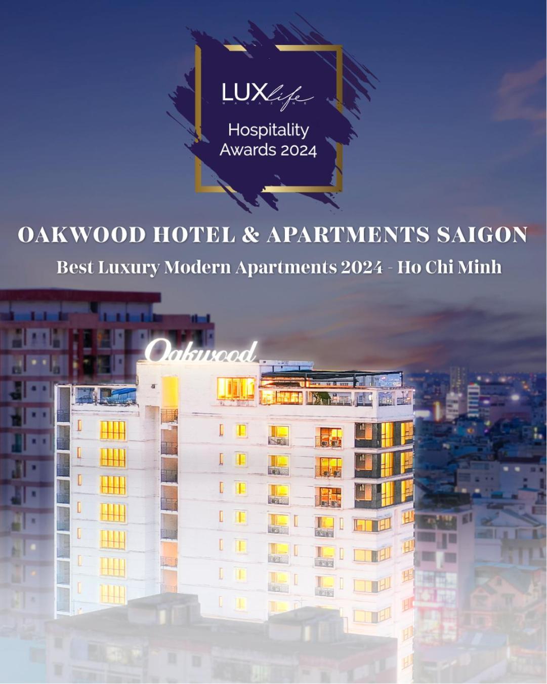 Oakwood Hotel & Apartments Saigon Ciudad Ho Chi Minh  Exterior foto